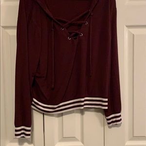 Express One Eleven Hooded Long Sleeve